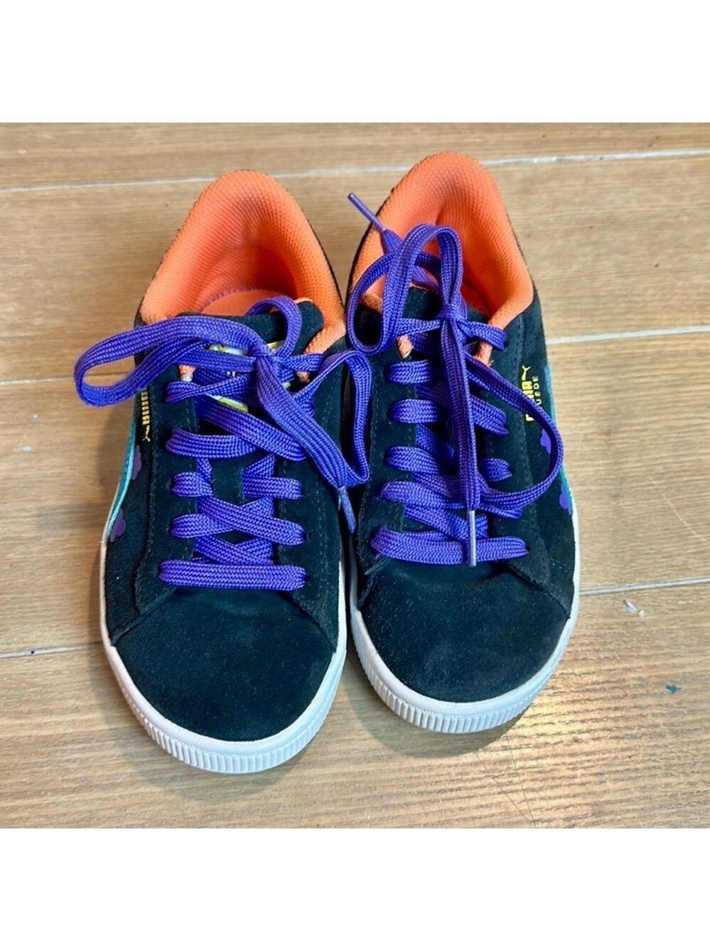 Puma x Nickelodeon Rugrats Suede Classic Unisex Little Kids Sneakers Size 2.5 - Picture 14 of 16